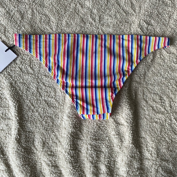 Onia Ashley Bottom Micro Striped SZ M - Picture 3 of 6